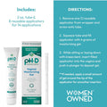 pH-D Feminine Boric Acid Moisturizing Vaginal Gel With Hyaluronic Acid, Vitamin E For Vaginal Dryness By Health, Woman Owned, Paraben-Free, Ph-Balanced, Vegan, 14 Applications, Made In The Usa