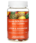California Gold Nutrition Lutein And Zeaxanthin Gummies, Tropical, 90 Vegetarian Gummies