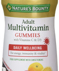 Nature's Bounty Adult Multivitamin Gummies with B vitamins and D3 - Pack of 60
