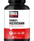 Force Factor Women s Multivitamin Multivitamin for Women to Support Hormone Balance Energy Immunity and Gut Health with 20 Vitamins & Minerals Ashwagandha Chasteberry and More 60 Tablets