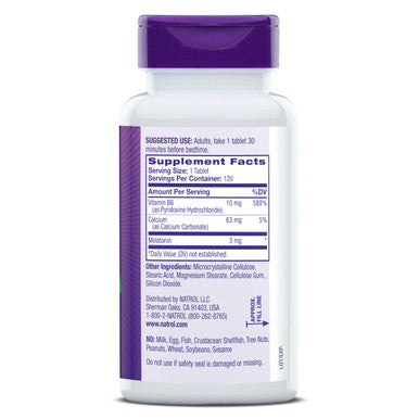 Natrol Melatonin Tablets- 3Mg, 120 Count