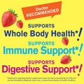 Multivitamin Sugar Gummies With Ginseng, Vitamin A, C, D3, E, B12, B6, B1, B2, B5, Niacin, Folic Acid, Biotin, Iodine, Zinc, Chromium, Molybdenum, Lycopene, Inositol - Vegan - 60 Gummies