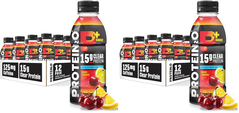 Protein2o 15g Whey Protein Isolate Hydration Drink Plus Energy & Focus, 350mg of Electrolytes, Vitamins B5 & B6, Sugar Free, Energy Variety Pack, 16.9 oz Bottle (Pack of 12)