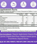 Llama Naturals Elderberry Gummies for Kids Vegan Organic Immune Support Supplement with Vitamin C and Zinc Toddler Real Fruit Gummy Vitamins for Immunity Chewable No Added Sugar Cane 120 Ct