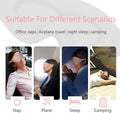 Dec.Metu Sleep Mask 3D Eye Mask For Sleeping 100% Light Blocking Eye Covers With Adjustable Strap Night Blindfold For Women Memory Foam Pink