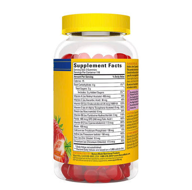 Nature Made Multivitamin For Her Womens Multivitamin For Daily Nutritional Support Multivitamin For Women 220 Gummies & 1 Bottle Of Hair Skin Nails 2500Mcg 90Ct Gummies