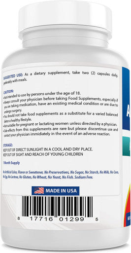 Best Naturals Anti Gray Hair Formula 60 Count