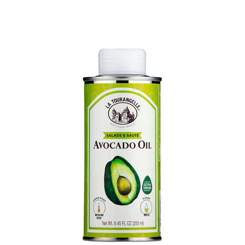 La Tourangelle, Sear & Sizzle Avocado Oil, Handcrafted from Premium Avocados, High Smoke Point Refined Oil Great for High Heat Cooking, Frying, Cast Iron Seasoning, 25.4 fl oz