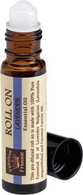 Lavender Pre-Diluted Essential Oil Blend Roll-On 10ml 100% Pure. Undiluted Essential Oil Therapeutic Grade Amber Glass Bottle with Convenient and ready-to-use roll-on applicator