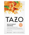 TAZO Wild Sweet Orange Herbal Tea Bags 20-Count Caffeine Free Unsweetened Hot Tea with Orange Peel Lemongrass Citrus Herbs Licorice Root Natural Flavors Non-GMO Kosher