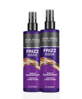 John Frieda Frizz Ease Nourishing Anti Frizz Leave-In Conditioner And Heat Protectant For Frizz-Prone Hair Moisturizes And Renews Shine With Vitamin A C And E 8 Oz (2 Pack)