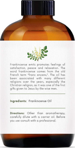 Handcraft Frankincense Essential Oil - 100 Percent Pure and Natural - Premium Therapeutic Grade with Premium Glass Dropper - Huge 4 oz