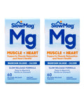 Slow-Mag Slowmag Mg Muscle Heart Magnesium Chloride With Calcium Tablets 60 Count (Pack Of 2)