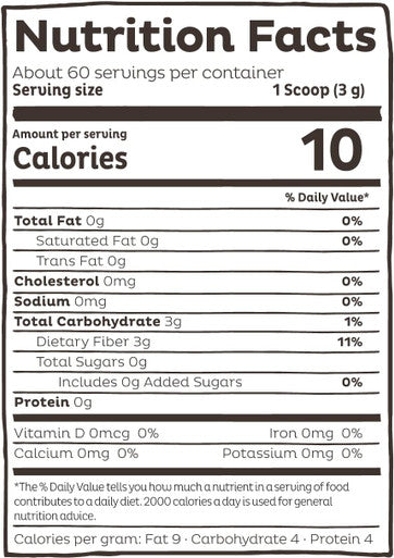 Kos Organic Inulin Powder