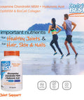 Doctor's Best Glucosamine Chondroitin MSM + Hyaluronic Acid 150 Capsules