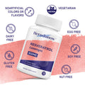 Herodianow 99% Ultra Purity Sublingual Trans-Resveratrol Supplement Organic 900Mg,Aging,Skin,Immune System,120 Lozenges - (2 Pack