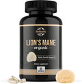 Bioyouth Organic Lions Mane Brain Support Dietary Supplement Premium Lions Mane Mushroom Extract - 90 Capsules