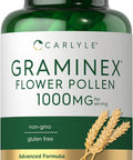 Carlyle Graminex Flower Pollen Extract | 1000 mg | 60 Capsules | Non-GMO & Gluten