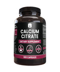 PURE ORIGINAL INGREDIENTS Calcium Citrate (365 Capsules), No Magnesium Or Rice Fillers, Always Pure, Lab Verified