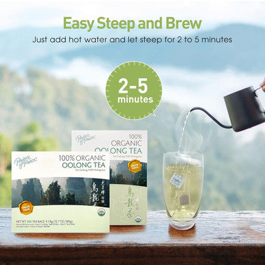 Prince Of Peace 100% Organic Tea Best Value Family Size 200 Tea Bags (Organic Oolong Tea)