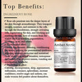 Rose Jasmine Essential Oil Set, 100% Pure Natural Aromatherapy Therapeutic Grade Essential Oils for Diffuser-2 X 10ml