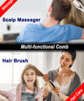 Winyoung Scalp Massager Electric Scalp Massage Brush Hair Massage Brush Electric Head Scratcher Massage Comb With Soft Rubber