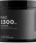 Toniiq 1300mg Ultra High Strength NAC Capsules - Min. 98%+ Tested Purity - Highly Bioavailable NAC Supplement - 240 Vegetarian N Acetyl Cysteine Capsules