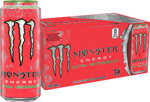 Monster Energy Zero Ultra, Sugar Free Energy Drink, 16 Ounce | Pack of 12
