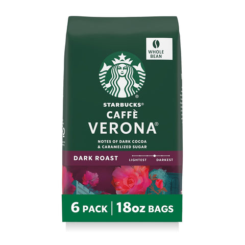 Starbucks Whole Bean Coffee, Dark Roast Coffee, French Roast, 100% Arabica, 1 bag (28 oz)