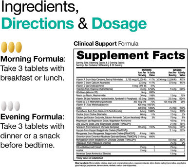 Vitamedica Clinical Support Formula Promotes Collagen & Wound Healing Vitamin C, D, & A To Support Healthy Immune Function Zinc + Selenium Vitamin B Multivitamin For Women & Men