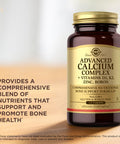 Solgar Advanced Calcium Complex - 120 Tablets Pack Of 2 - With Zinc Boron Vitamins D3 & K2 - Non-Gmo Gluten Free Dairy Free - 60 Total Servings