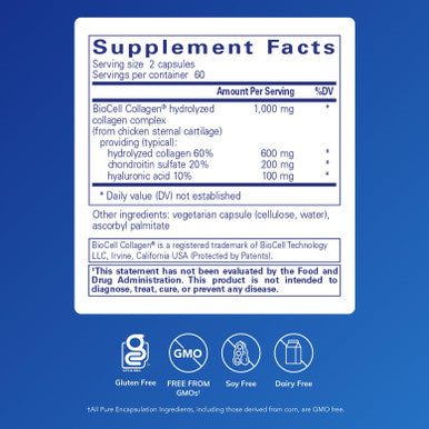 Pure Encapsulations, Collagen JS, 120 caps