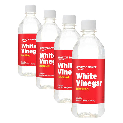 Happy Belly White Distilled Vinegar, 1 pound | Kosher | Pack of 4