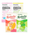 Teazen 4 Flavors 40 Sticks Variety Pack Kombucha Peach Pineapple Mango Guava Shine Muscat Flavor (40 Sticks)