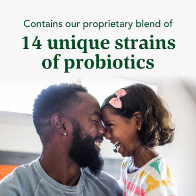 MegaFood Megaflora Probiotic Kids - Probiotics For Kids 5+ 14 Probiotic Strains & 5 Billion Cfus - Probiotics For Digestive Health- Immune Support Non-Gmo Made Without 9 Food Allergens - 60 Caps