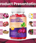 BSSTABBON Beet Root Gummies With Beet Root Extract,Pomegranate Juice Power,Grape Seed Extract Supplement Per Serving For Men And Women Non-Gmo, And Gluten Free,60Gummies