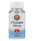 Kal 500 Mg L-tyrosine Tablets, 30 Count