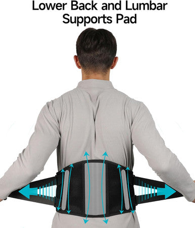Heating Pad For Back Alljoy Cordless Lower Back Massager With Heat, Birthday Christmas Gifts For Dad Men Women Mom, 3 Heating Levels & 5 Massage Mode, 30Mins Auto-Off, 53Inch