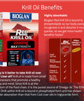 Bioglan Red Krill Oil Max Strength 1000 mg, high in Omega-3 Fish Oil, EPA & DHA help to support your Heart, Eye and Brain health, one month supply 30 capsules