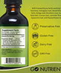 Go Nutrients Adrenal Edge - Cortisol Manager & Adrenal Support Supplement - Energy, Relaxation, Fatigue And Stress Relief - 9 Pow