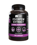 PURE ORIGINAL INGREDIENTS Feverfew Extract (365 Capsules) No Magnesium Or Rice Fillers, Always Pure, Lab Verified