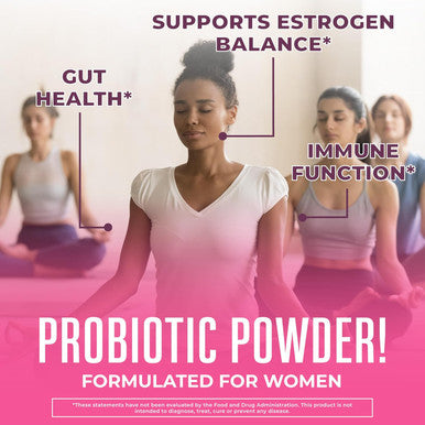 Maryruth Organics 3-in-1 Menopause Probiotics for Women | Clinically Tested | Menopause Supplement for Women | Hormonal Support & Estrogen Supplement for Women| 60 Billion CFU | Allergen | 0.5 oz