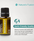 Nature s Fusions Bergamot Essential Oils for Brightening 15 mL