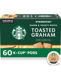 Starbucks K-Cup Coffee Pods, Caramel Naturally Flavored Coffee For Keurig Brewers, 100% Arabica, 1 Box (22 Pods)