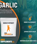 BulkSupplements Garlic Extract Powder - Garlic Supplements - Antioxidants Supplement - Garlic Extract Supplement - Circulation Supplements (250 Grams - 8.8 oz)