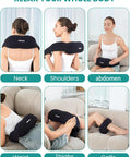 Nekteck Vibrating Neck And Back Massager With Soothing Heat, Electric Deep Tissue Massage Pillow For Shoulder, Leg, Body Muscle Pain Relief, Home, Office, And Car Use, Gifts For Men Women Mom And Dad