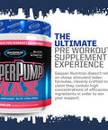 Gaspari Nutrition SuperPump MAX, The Ultimate Pre Workout Powder, Sustained Energy Preworkout, Nitric Oxide Booster, Muscle Growth, Recovery & Replenishes Electrolytes (40 Serving, Fruit Punch)