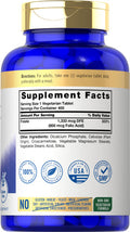 Carlyle Folic Acid 800 Mcg Tablets | 400 Count | Vegetarian, Non-Gmo, Gluten Free