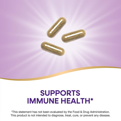 Nature'S Way Echinacea Astragalus & Reishi Premium Blend Supports Immune Health 1200 Mg Per 3-Capsule Serving Non-Gmo Project Verified 100 Vegan Capsules (Packaging May Vary)