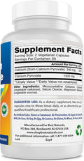 Best Naturals Calcium Pyruvate 750 mg 120 Capsules by (Pack of 2)